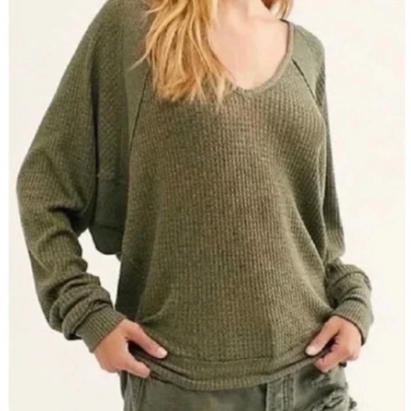 NWT Free People Santa Clara Thermal / Ferngully - Picture 2 of 4